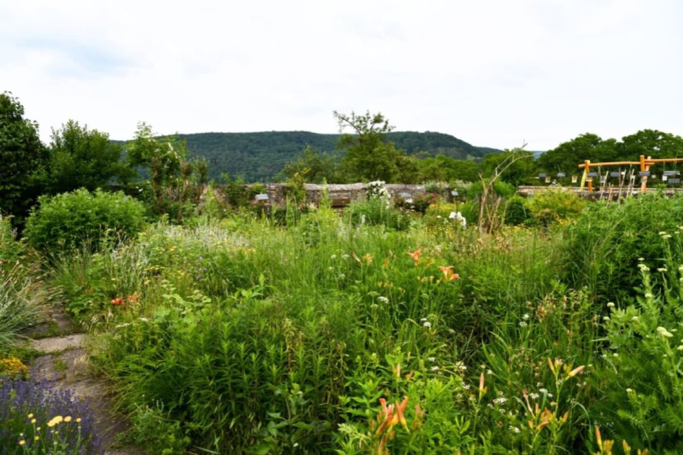 Jardin contemporain sur l'Île de Nantes — avant